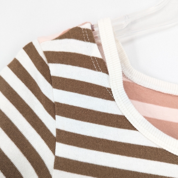 Anthropology Saturday Sunday Striped Midi Cotton Dress Size Small - Picture 6 of 11